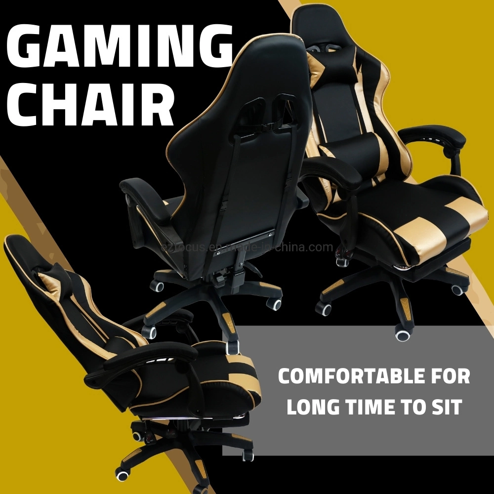 Gaming Chair Office Chair Racing Chair with Lumbar Support Arms Headrest High Back PU Leather Desk Chair Rolling Swivel Adjustable Computer Chair Wyz14469