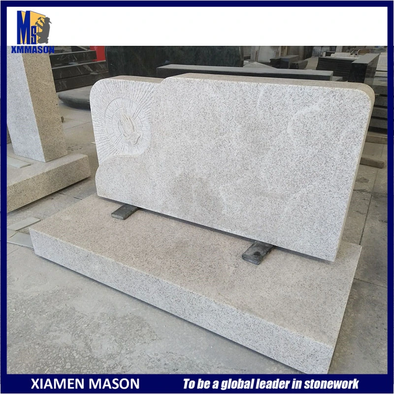 Cheap Price Hunan White Marble Memorial Stone for Graveyard