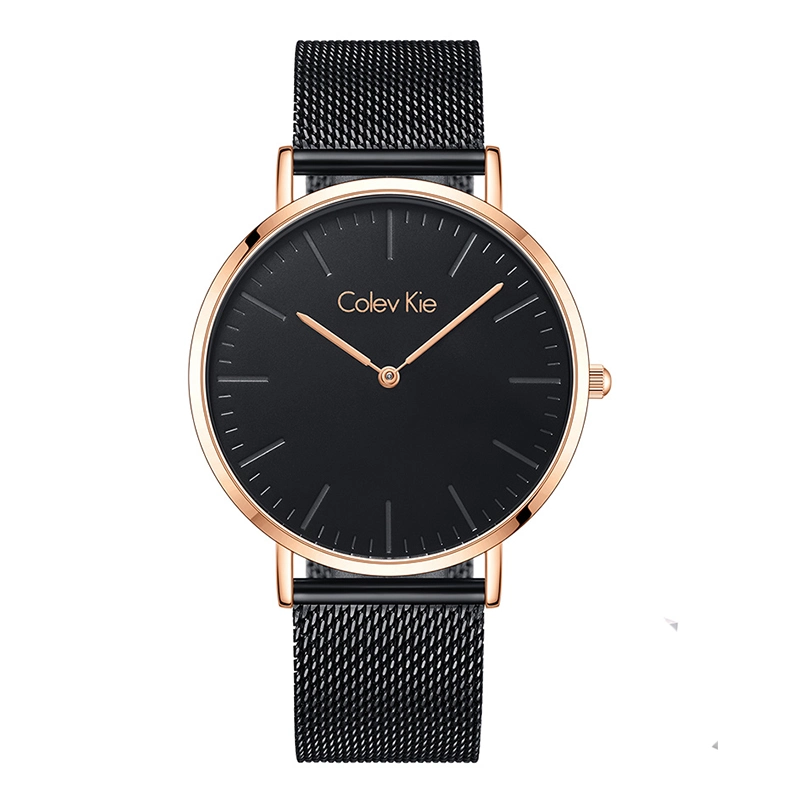 Fashion Ladies Gift Clock Milanese Ultra Thin Minimalist Women Watch with Bracelet