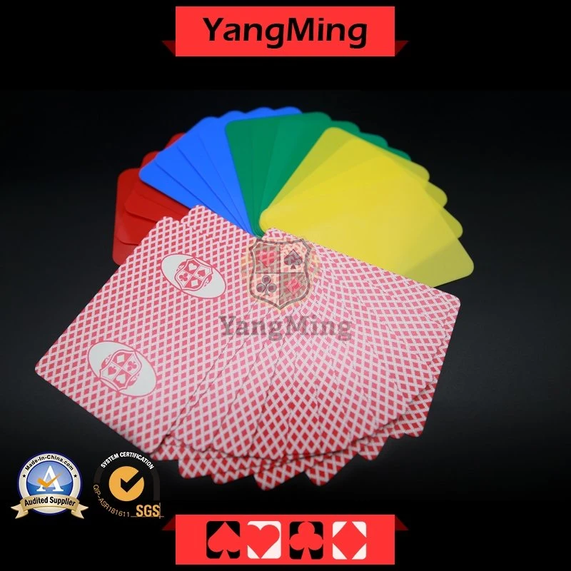 PVC Plastic Casino Poker Playing Card Die Cutting Card with Custom Quality and Service Four Color Ym-Cc01