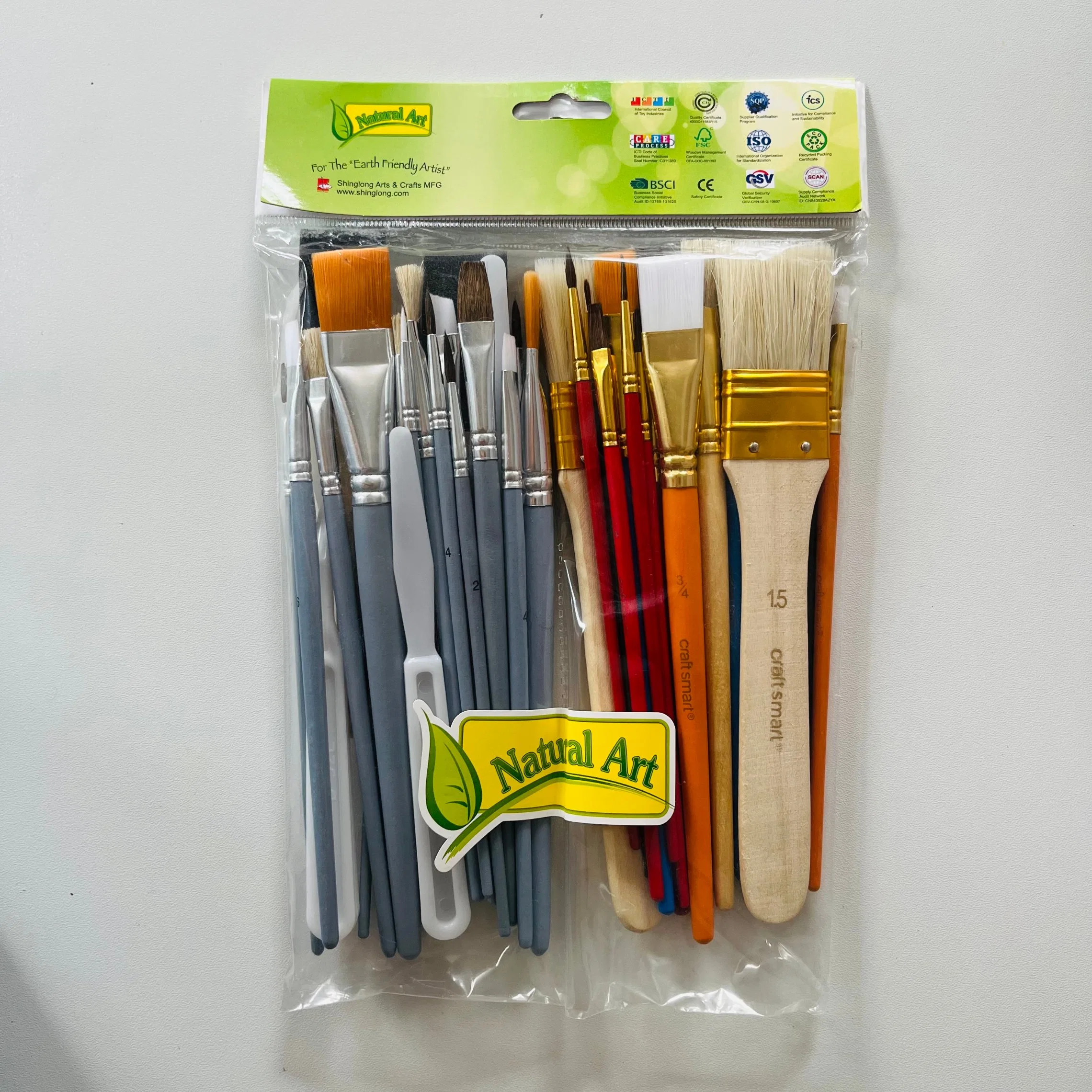 مجموعة فرشاة الزيت Taklon Brush Box 7PCE Artist Paint Brush تعيين