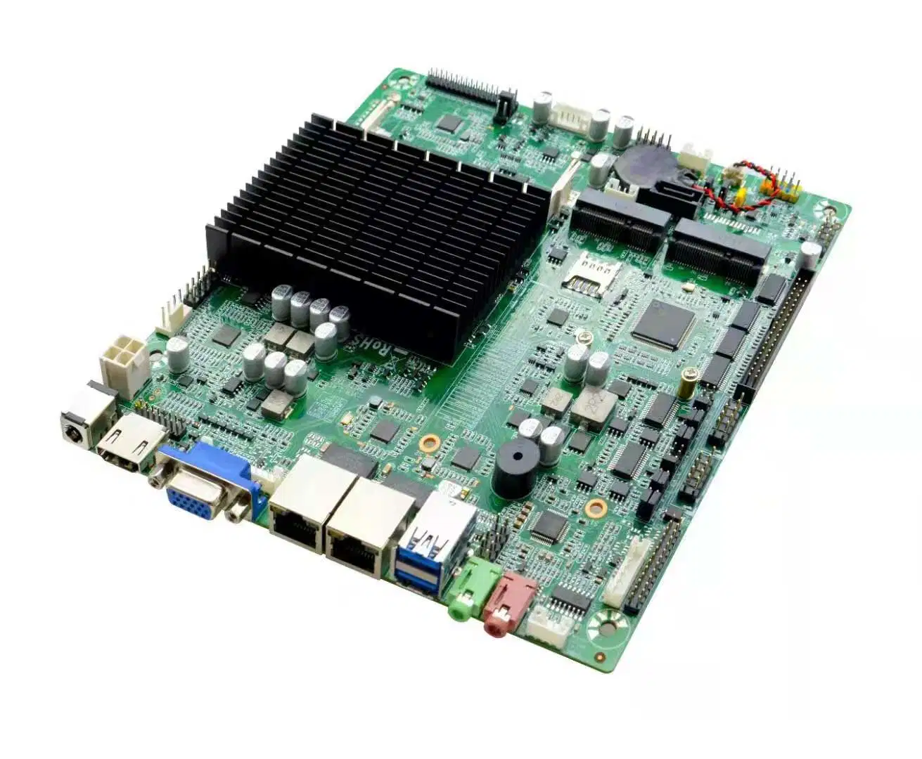 Intel J1900 Fanless 2 RS232 9 USB Mini-Itx Motherboard, Mini Itx Board, Motherboard DC 12V