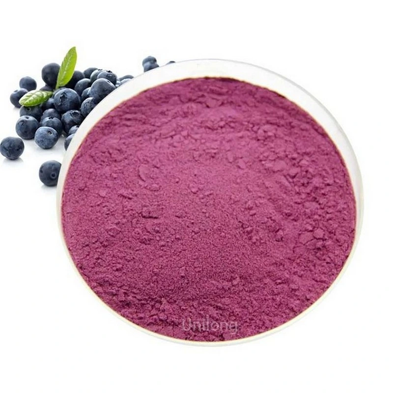 Hot Sales 100% Blueberry Fruit Powder Frozen CAS 84082-34-8 Blueberry Extract