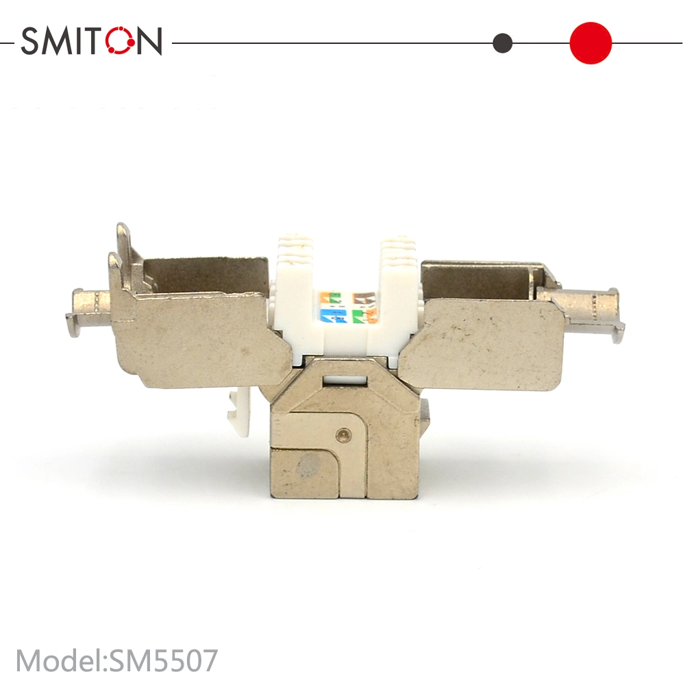 FTP CAT6 CAT6A Toolless Shield Keystone Jack Module Tool-Free