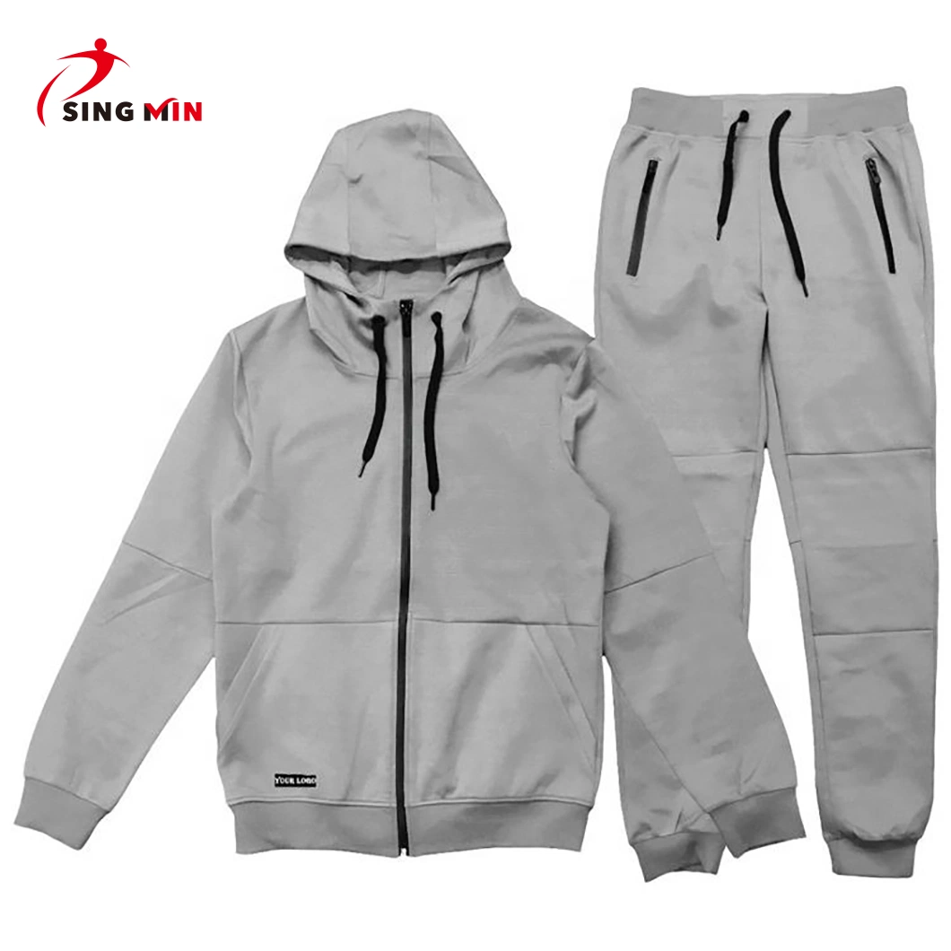 Wholesale Sweat Suits Custom Design Training Hoodies Sports Jacket Set Mens Jacket Tracksuit for Unisex