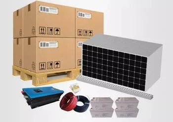 8kW Off Grid Solar System Custom Batterie Hybrid Panel Startseite Stromversorgung Für Industrielle Energiesysteme Im Außenbereich