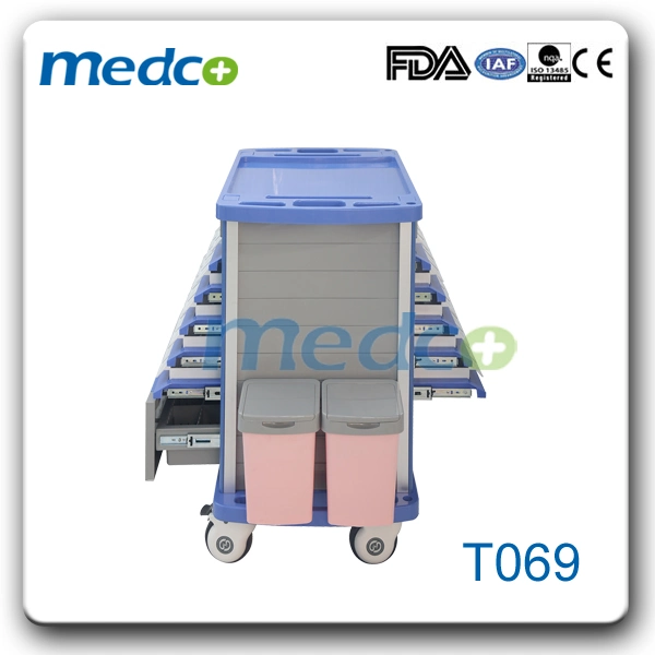 Hospital Trolley Cart Operation Room Emergency Crash Cart