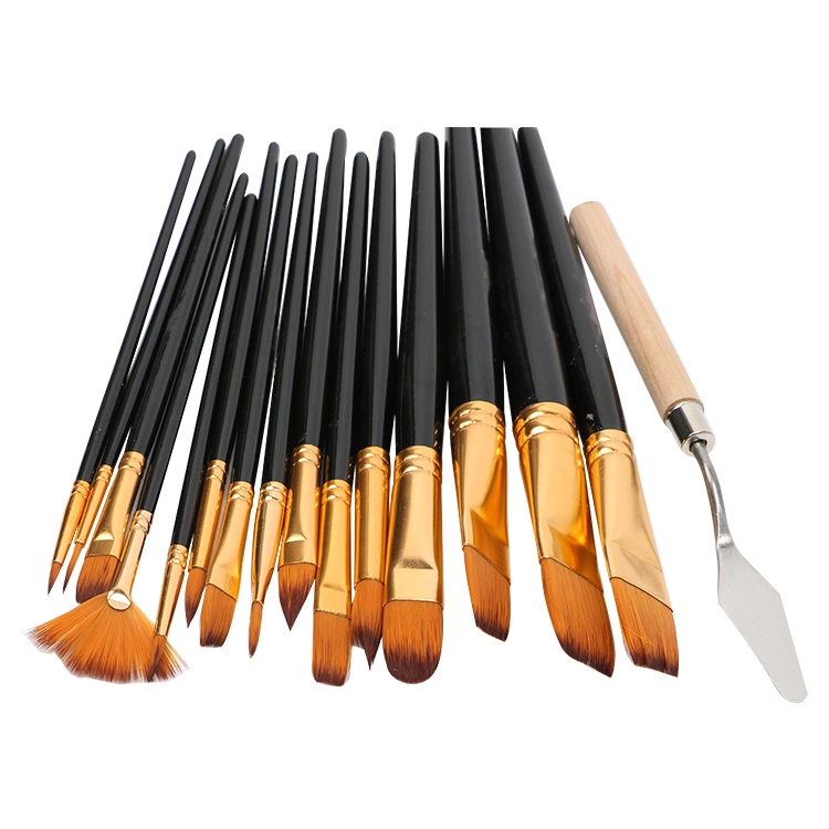 Nylon Hair Acrylic Paint Brushes Set Artist Paint Brush Set for Kids