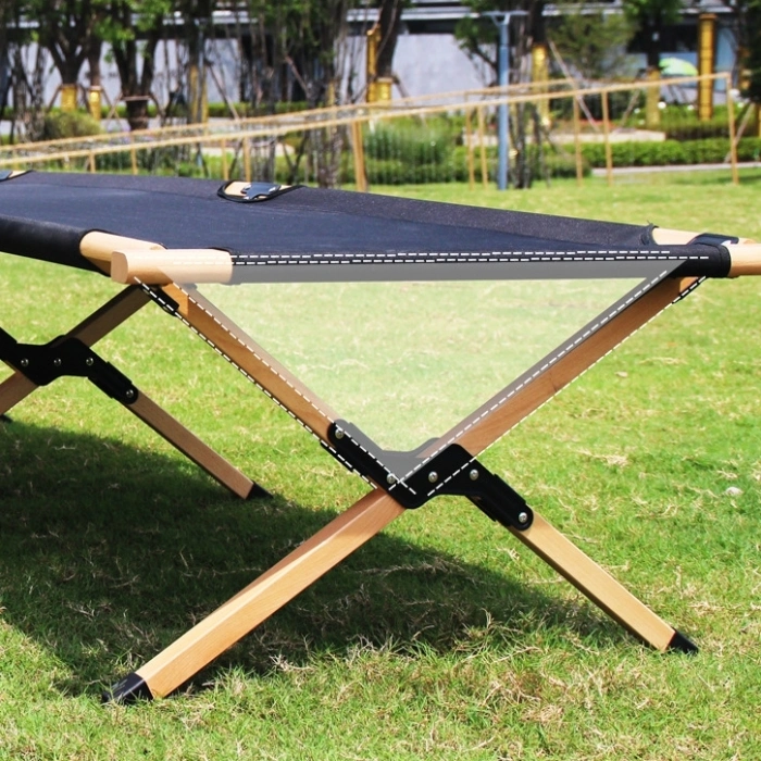 Wholesale/Supplier Solid Wood Bracket Widening Outdoor Camping Bed