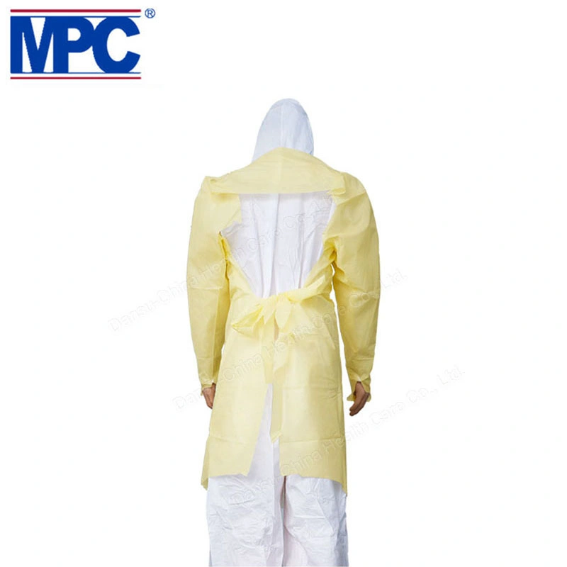 Wholesale Isolation Gown CPE Gowns Disposable Gown SMS Isolation Grown Apron with Long Sleeves