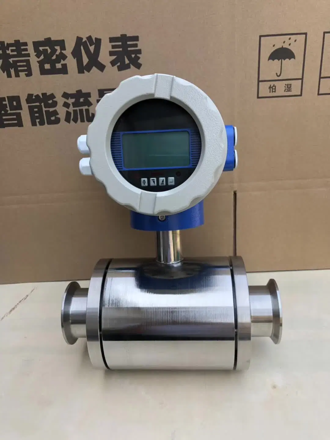 Pulse Output Sanitary DN50 Clamp on Electromagnetic Draught Beer Flow Meter