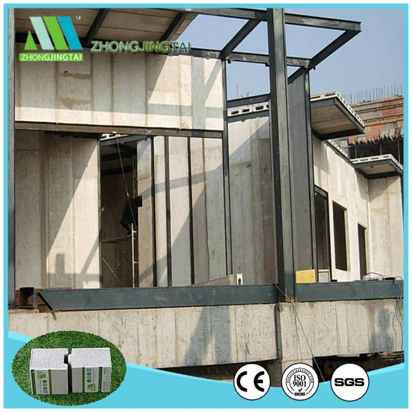 Easy to Install Composite Sandwich Cement Wall Panel Insulated Building Material