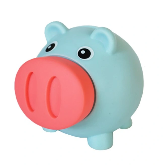 الجوت الترويجية شكل بيغ بنك Piggy بنك بلاستيك Piggy Bank خنزير