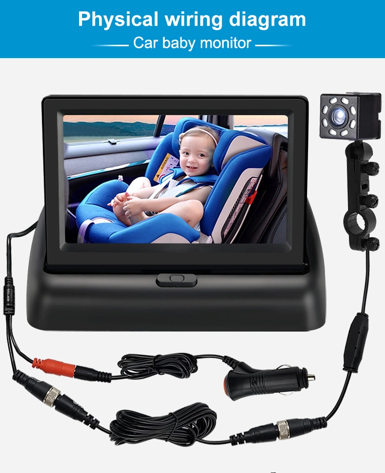 OEM 4.3inch HD 1080P Car Baby Backup Monitor and Camera System