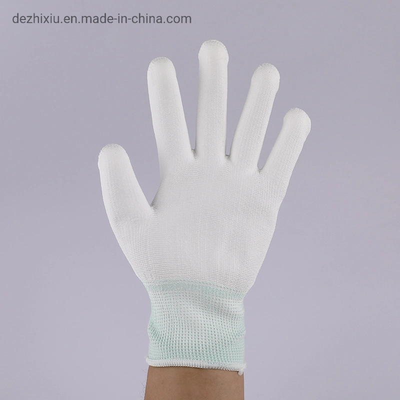 13G Nylon Knitted PU Coated Palm Safety Work Gloves