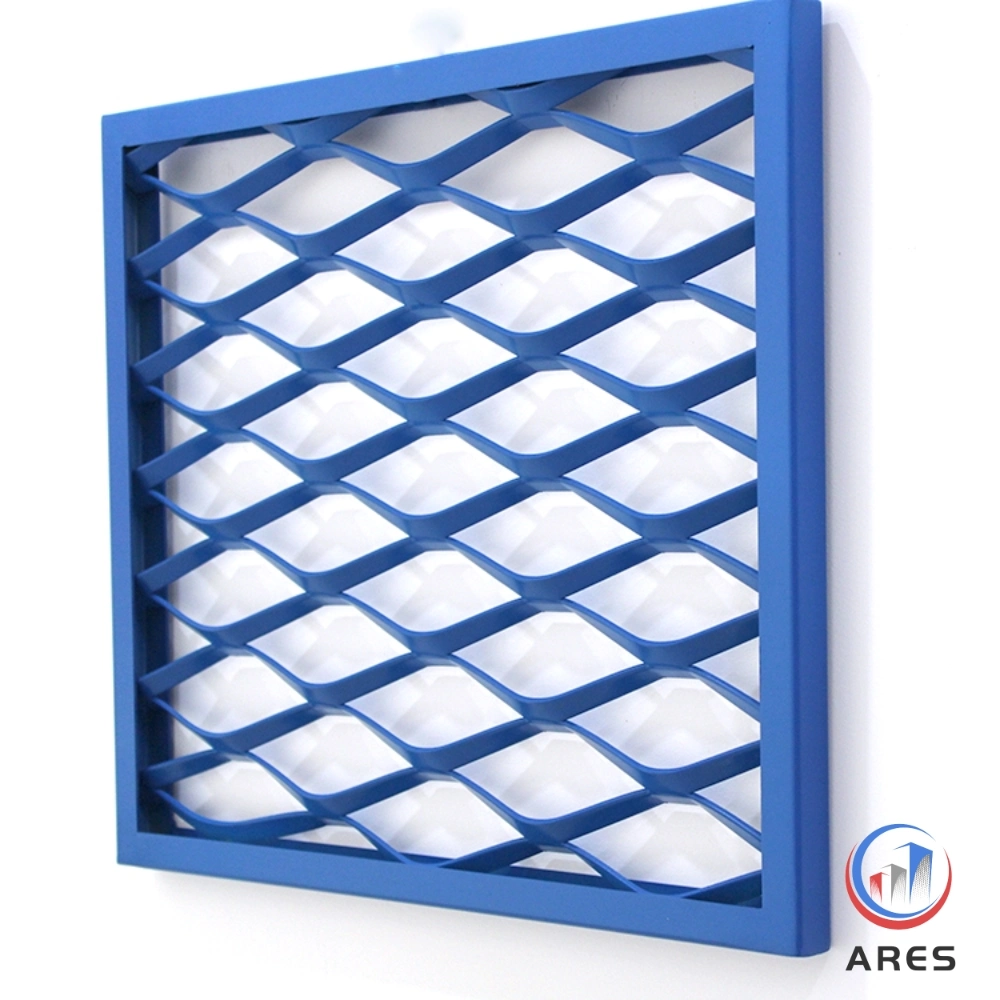 El panel de pared de hierro de alta calidad decorativa perforado hexagonal de la ampliación de rejilla perforada de aluminio Panel metálico de malla de alambre de cuadrícula