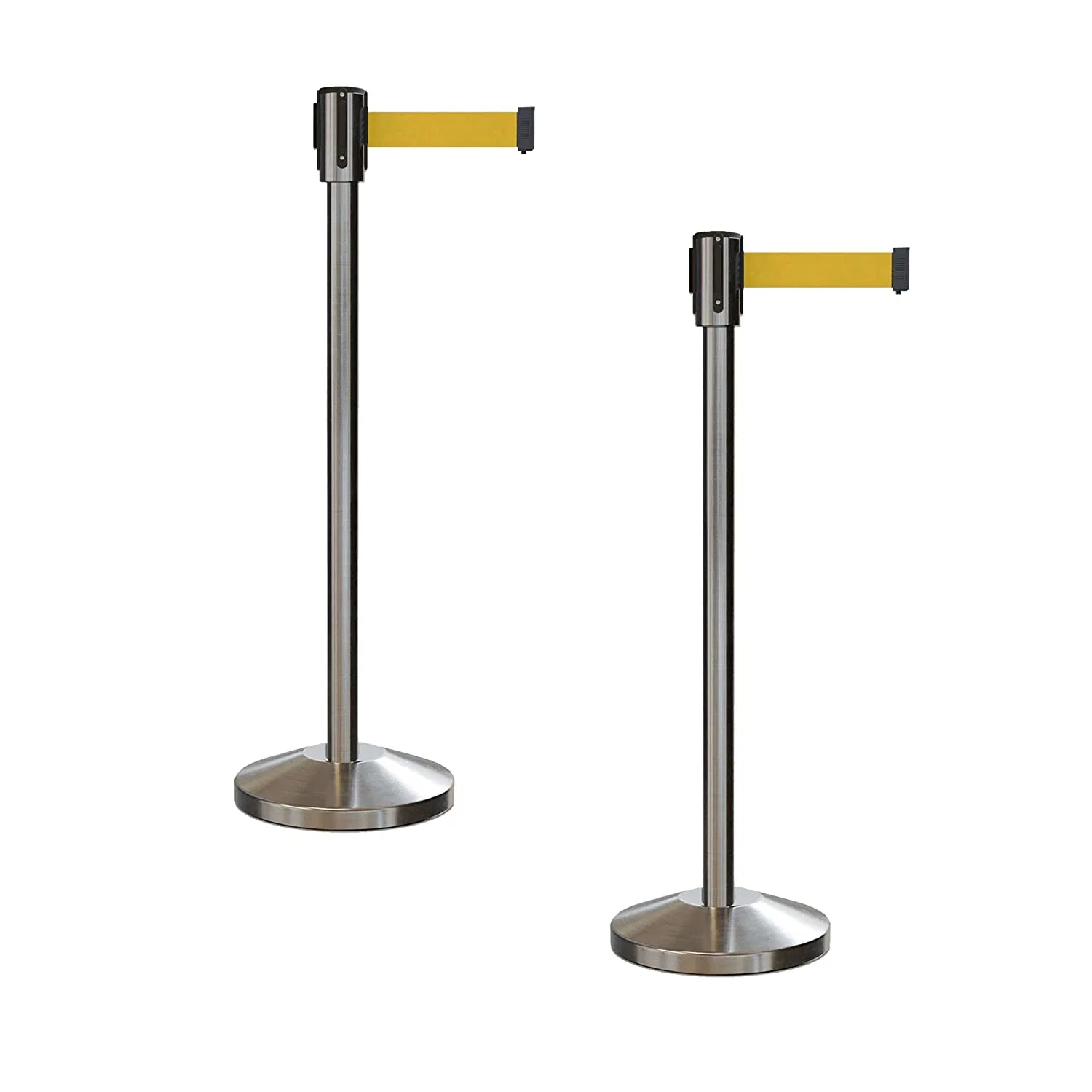 Retractable Belt Barrier Posts Crowd Control Guidance Stanchion