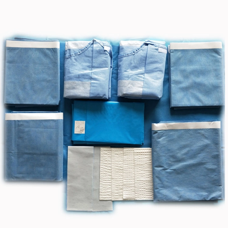 Professional Manufacture Surgical Drape Set Disposable Delivery Pack