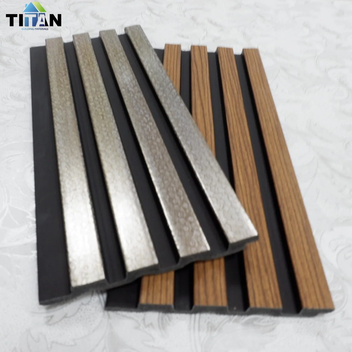 PVC Wall Panel Laminated Interior Decorate Materials PS Ceiling Panel Wood