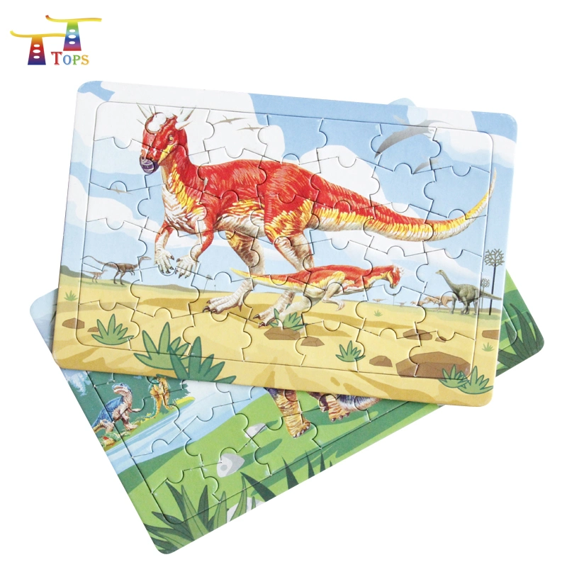 Precio barato juego de rompecabezas niños 24pcs papel cortado fuera del alfabeto juguetes educativos usa la mano de la tierra rompecabezas rompecabezas de papel