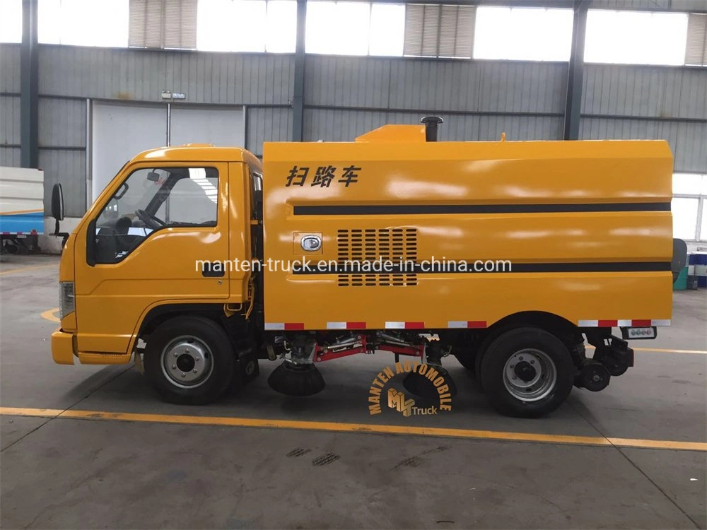 Mini Gasoline 1m3 1 Cubic Meter 1ton 1000 Liters Road Clean Sweep Truck