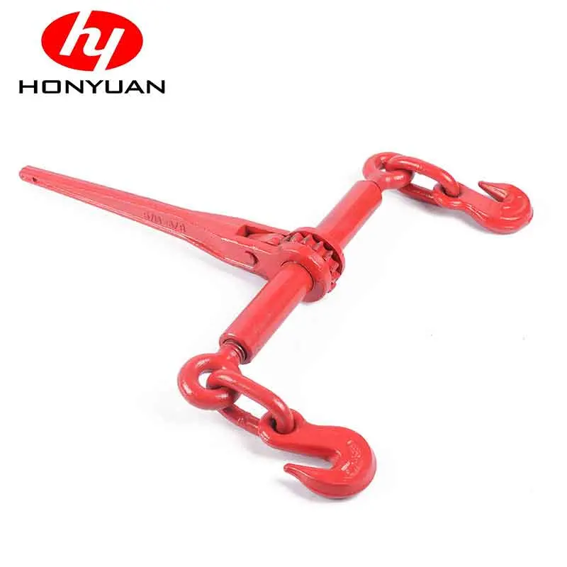 Us Type G80 Red Painted Carbonsteel Drop Forged Handle Ratchet Load Binder