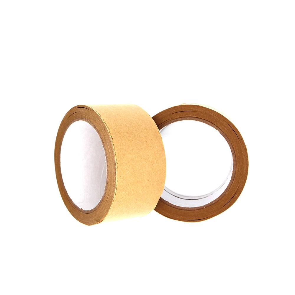 Hot Melt Package Pressure Sensitive Single Sided Material Writable Kraft Paper Tape