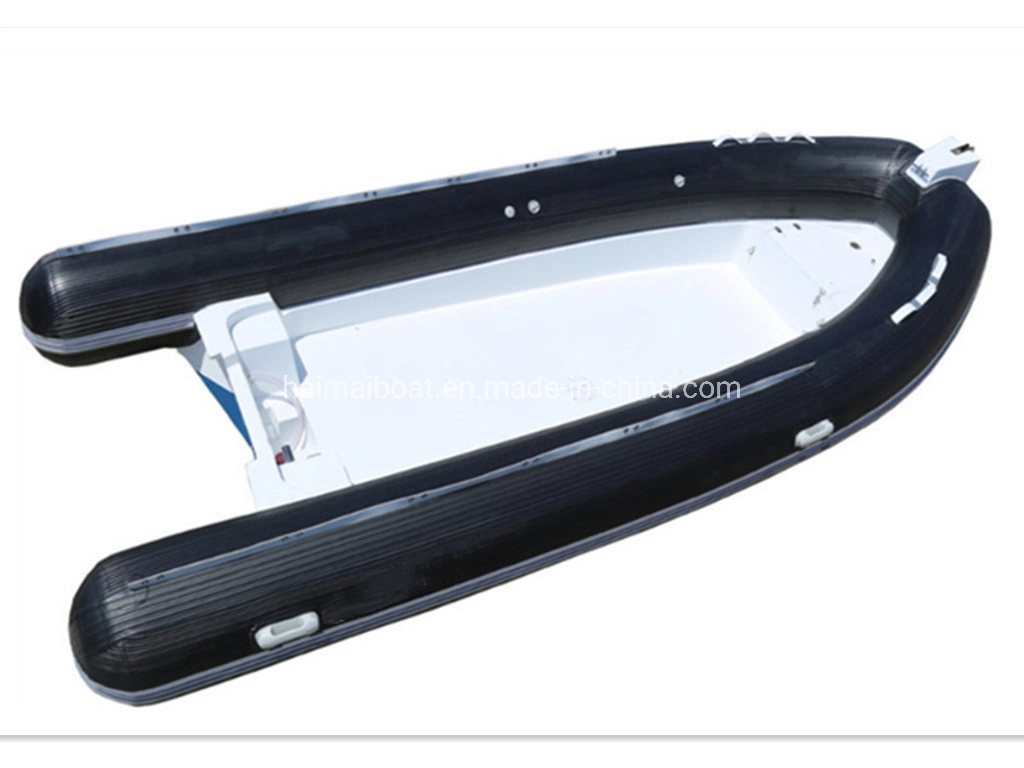 China la mejor calidad de Venta caliente barco 17pies 5,2m de fibra de vidrio bote hinchable deporte recreativo botes de rescate del Barco Barco Lancha barco de casco rígido en varios colores