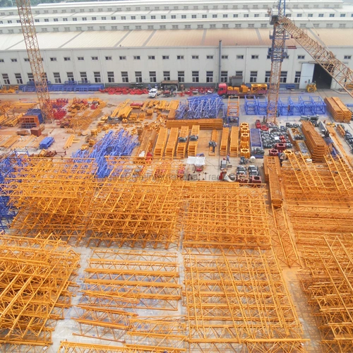 60m del pescante Maxload 8 tonelada Topless de Grúa torre