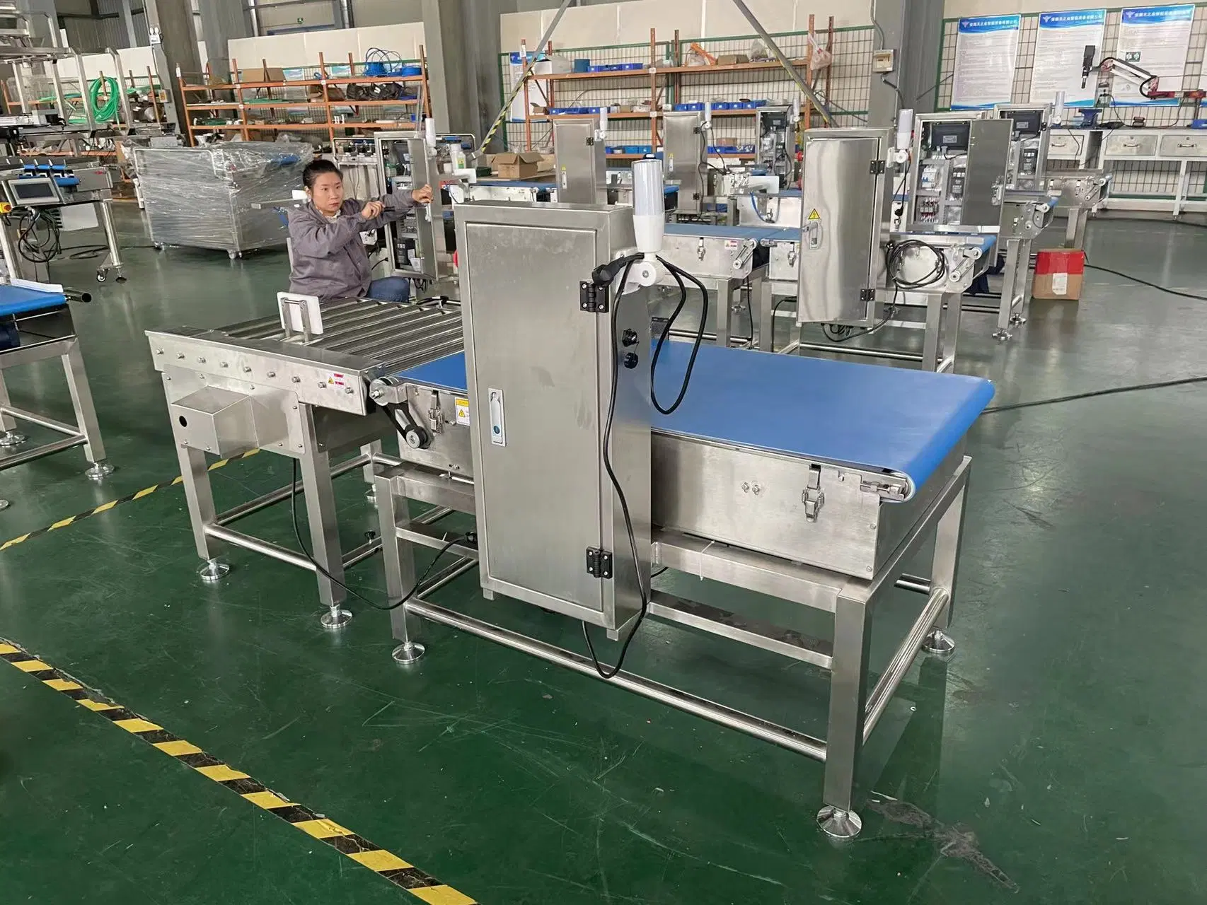 High Sensitive Touch Screen Dynamic Check Weigher for Food, Bottle, Vegetables