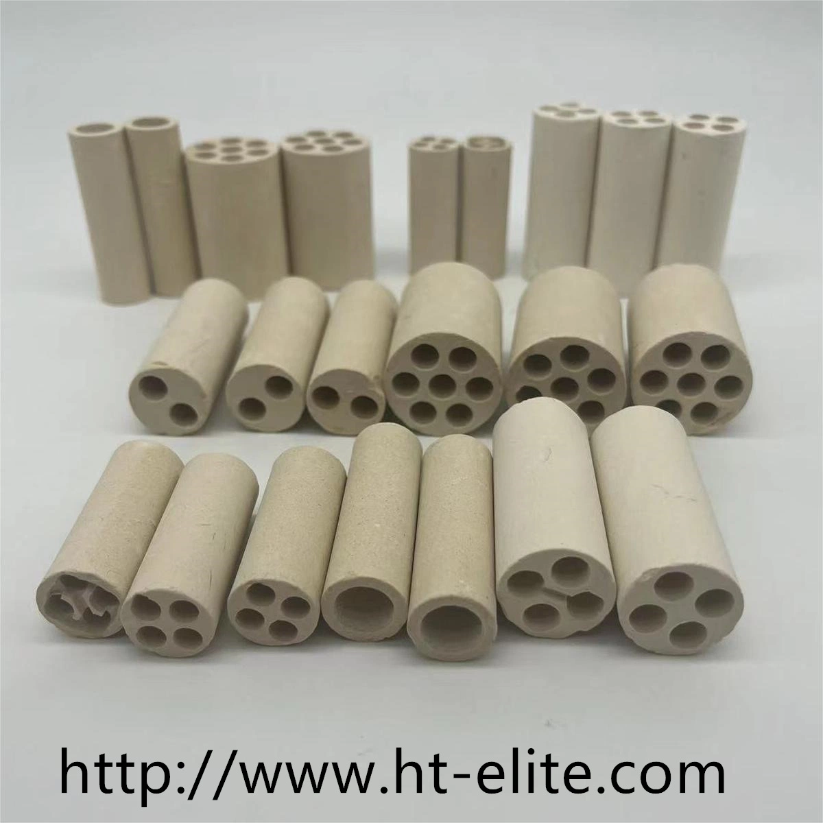 Industry High Purity Magnesia Oxide Ceramic Insulation Tubes for Cartridge Heaters