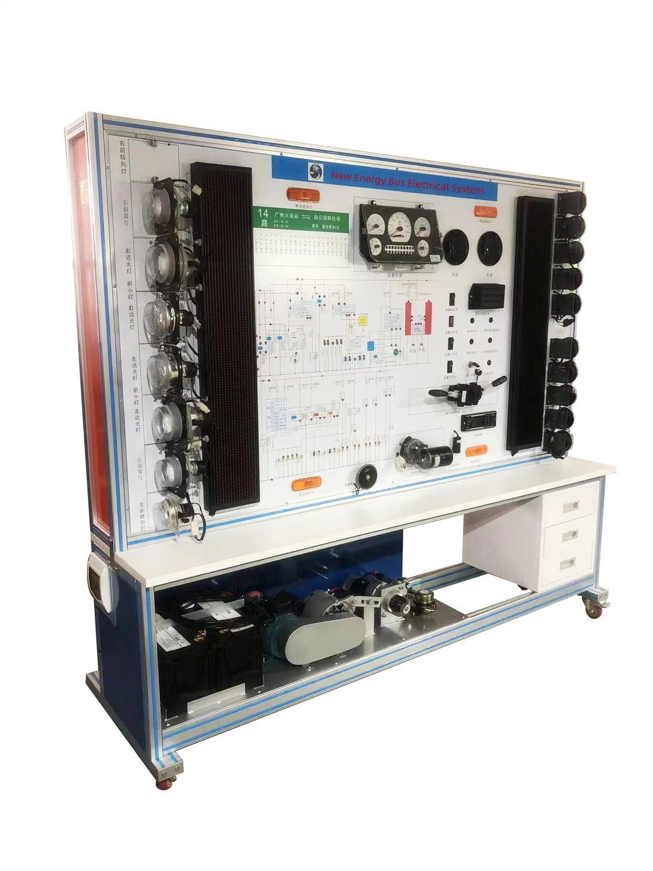 Carrera Auto Electrical Schematic Board Educational Equipment for College