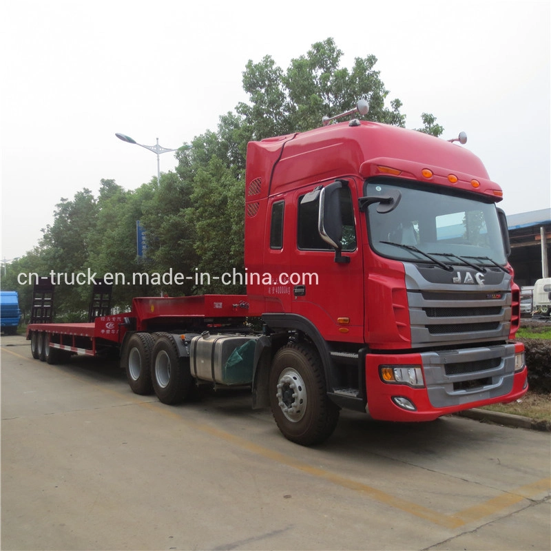 Brand New 50t 60t 3axles Excavator Transport Heavy Duty Lowbed Loader Lowboy Semitrailer