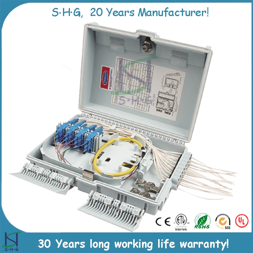 2/4/6/8/12/16/24/32/48 Fiber Splice Factory Price FTTX Optical Splitter Optic Fiber Junction/Distribution/Terminal Box