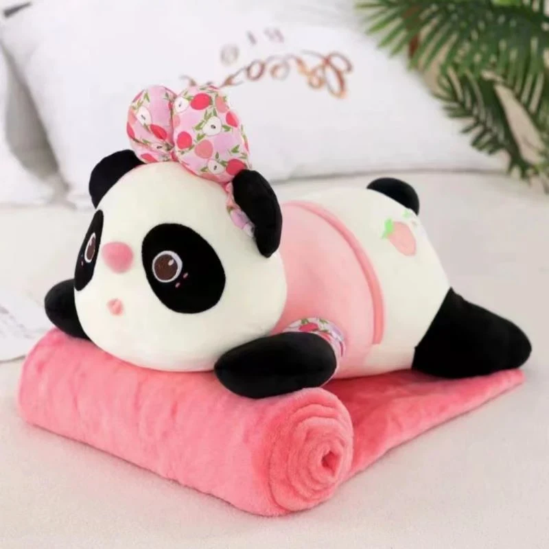 Panda Desing oreiller jouet en peluche de couverture de gros cadeaux Kids Doll