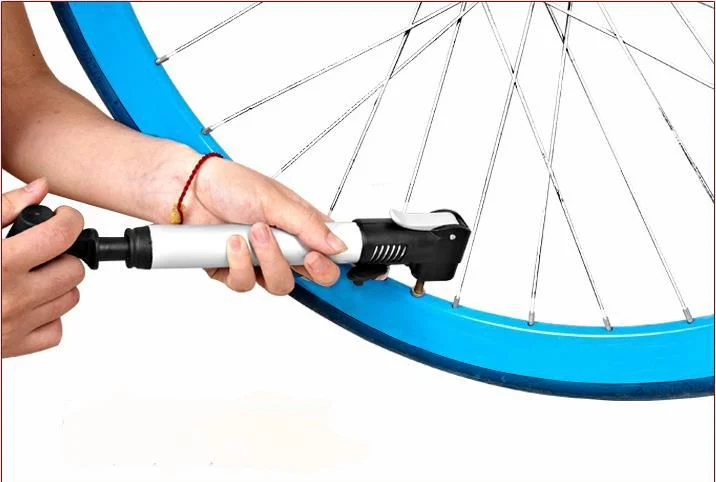 Tslm Mini Portable High Strength Plastic Bicycle Tire Pump Self Inflator Ultra Light Gadgets Self Inflator Cycling Air Pumps