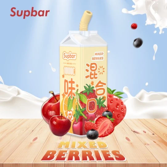 Venda por grosso de fábrica na China Supbar Cigarro eletrônico 20ml 600mAh sabor a fruta Vape descartáveis 10000 Caneta esfoliante