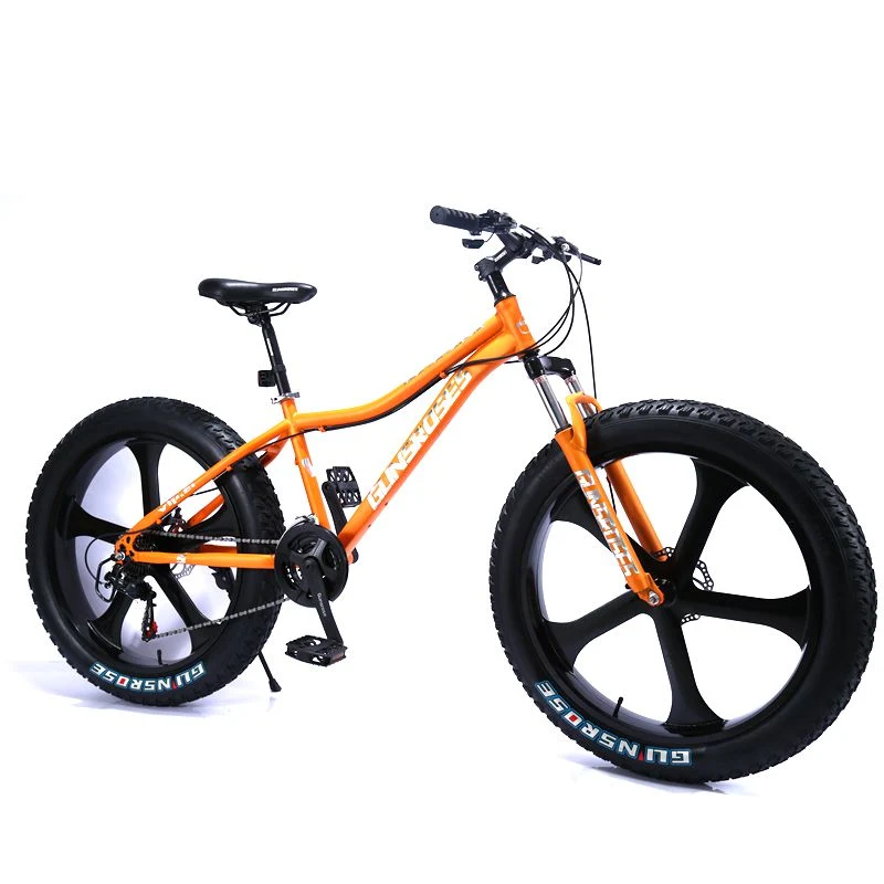 26"Wheel with Minimum Cheap Fat Bike / Fat Tire Snow Bike 26 Inch 21 Speed High Carbon Steel Frame BMX