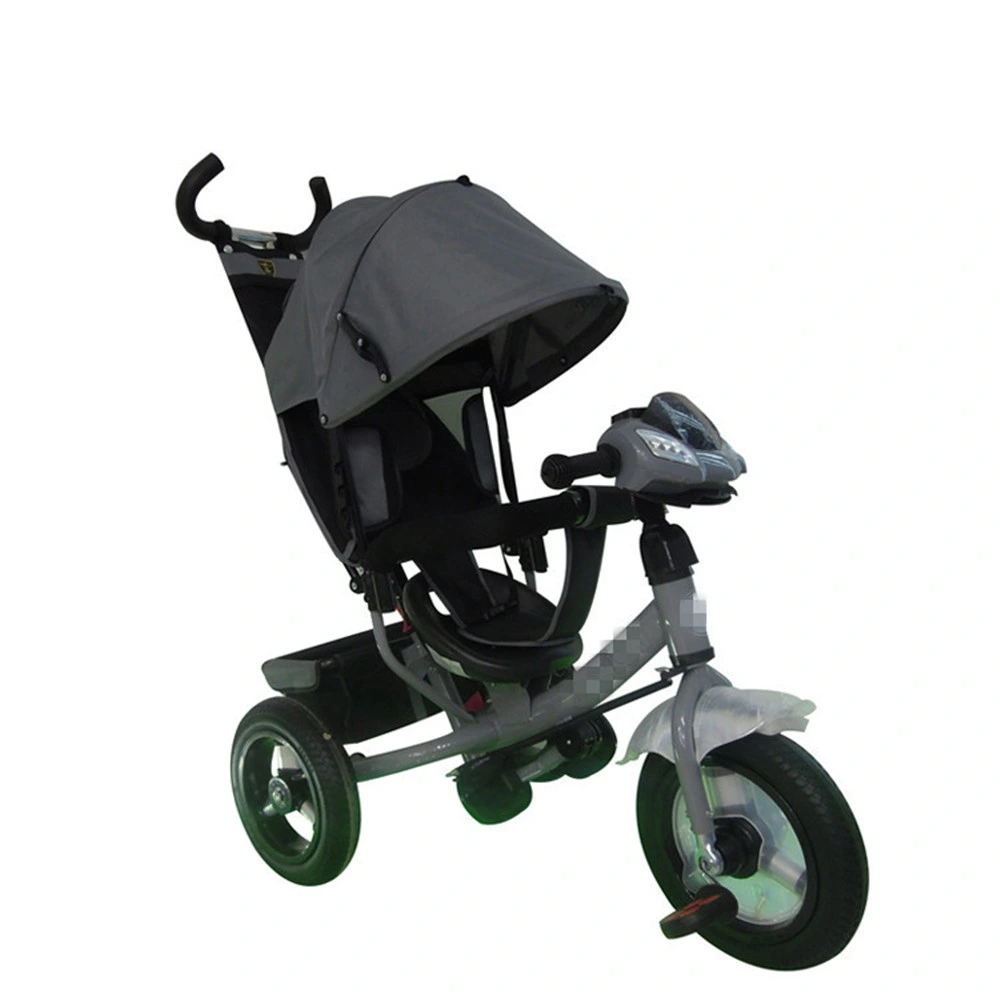 Enfants Les enfants de rose rose Tricycle Tricycle parties de la barre de poussée Parental Baby Tricycle Tricycle de gros bébé vélo ENFANTS Parent