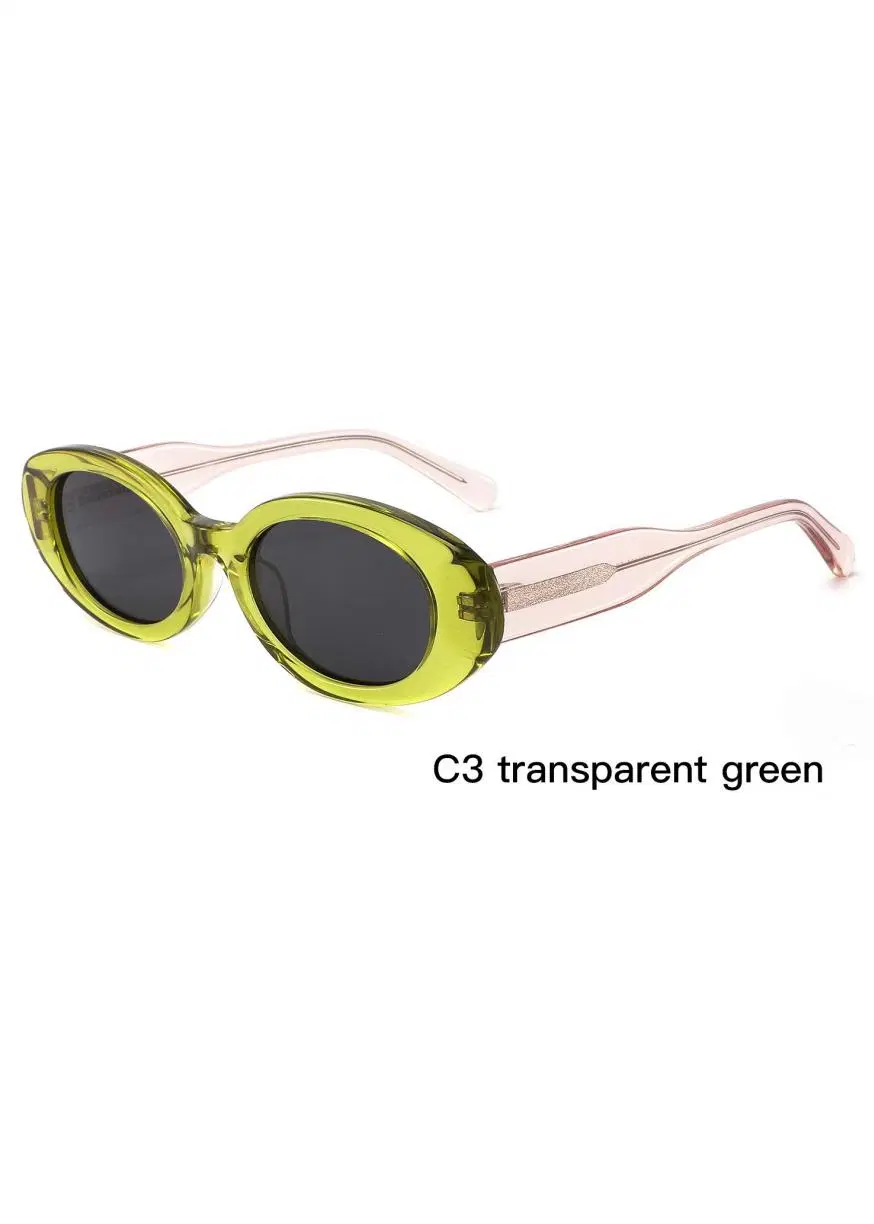 New Products Acetate Hand Made Fashion Tac Lens UV400 CE Sunglasses