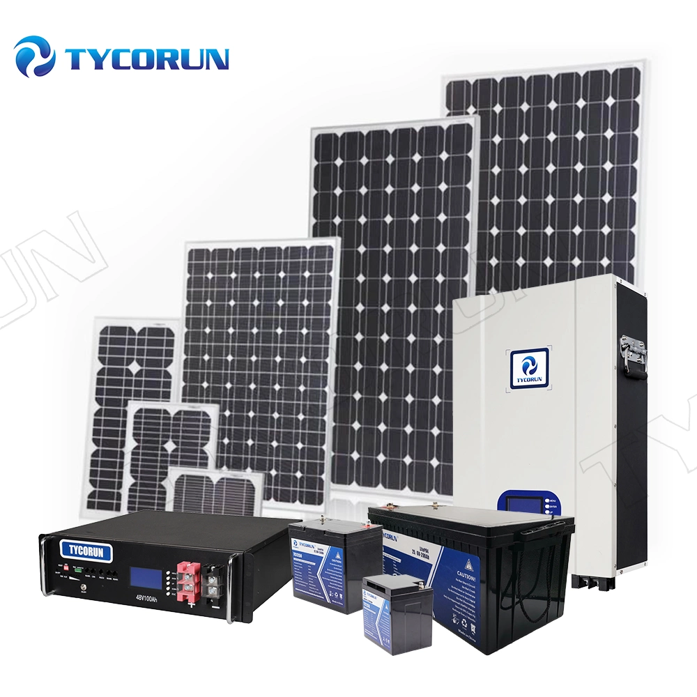 Tycorun Solar Panel System off Grid Hybrid 3kw 5kw 8kw 10kw Storage Solar Power System with Batteries