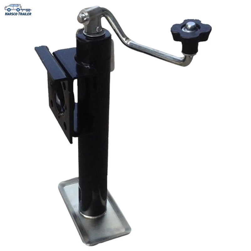 2000lbs Side Wind Round Tube Bracket Mount Swivel Jacks