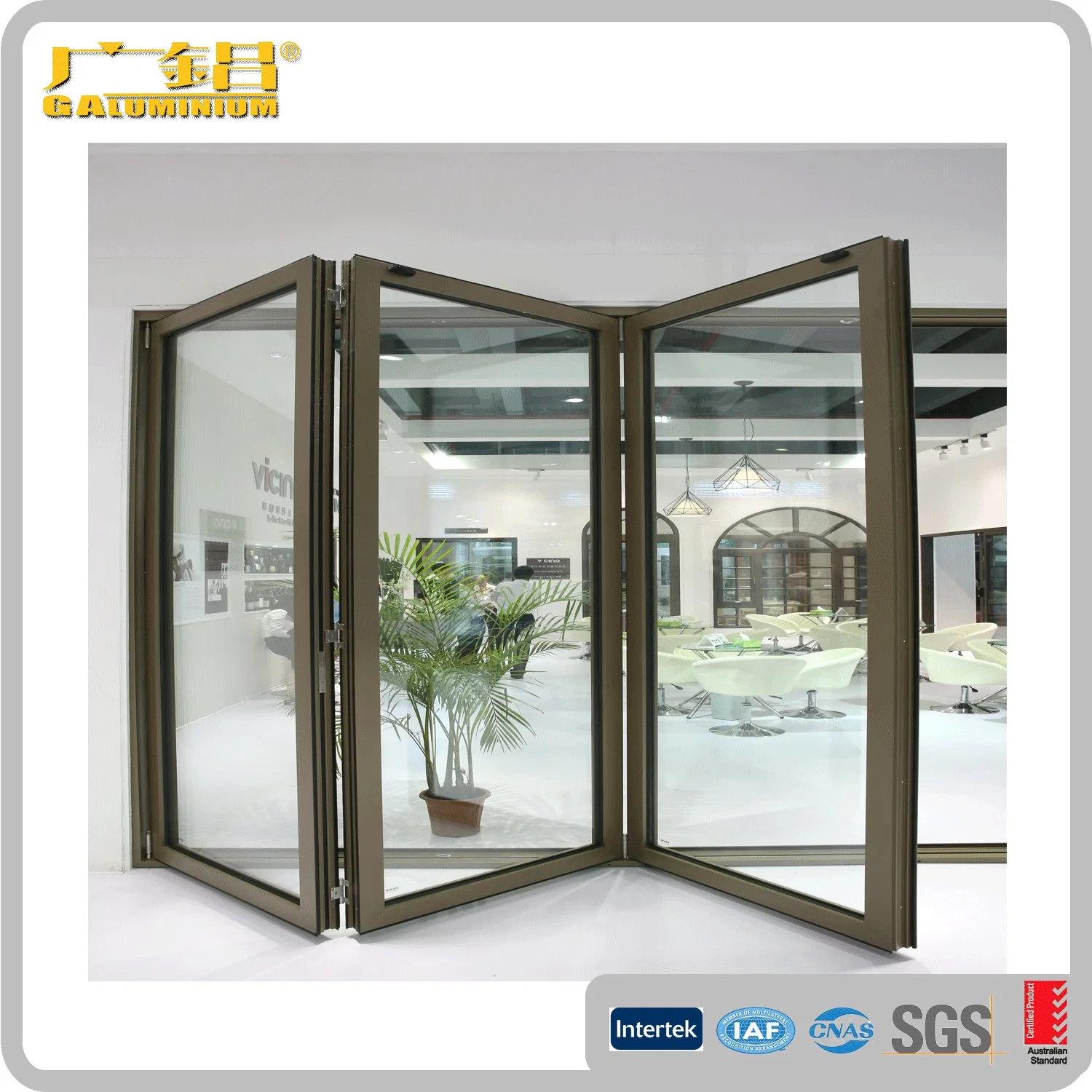 Original Factory Aluminium Thermal Break Bi-Folding / Folding Door / Muilti-Leaf Door