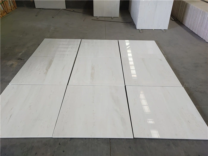 Natural Stone polished/honed/antique New ariston marble flooring white/grey/beige for Decoration