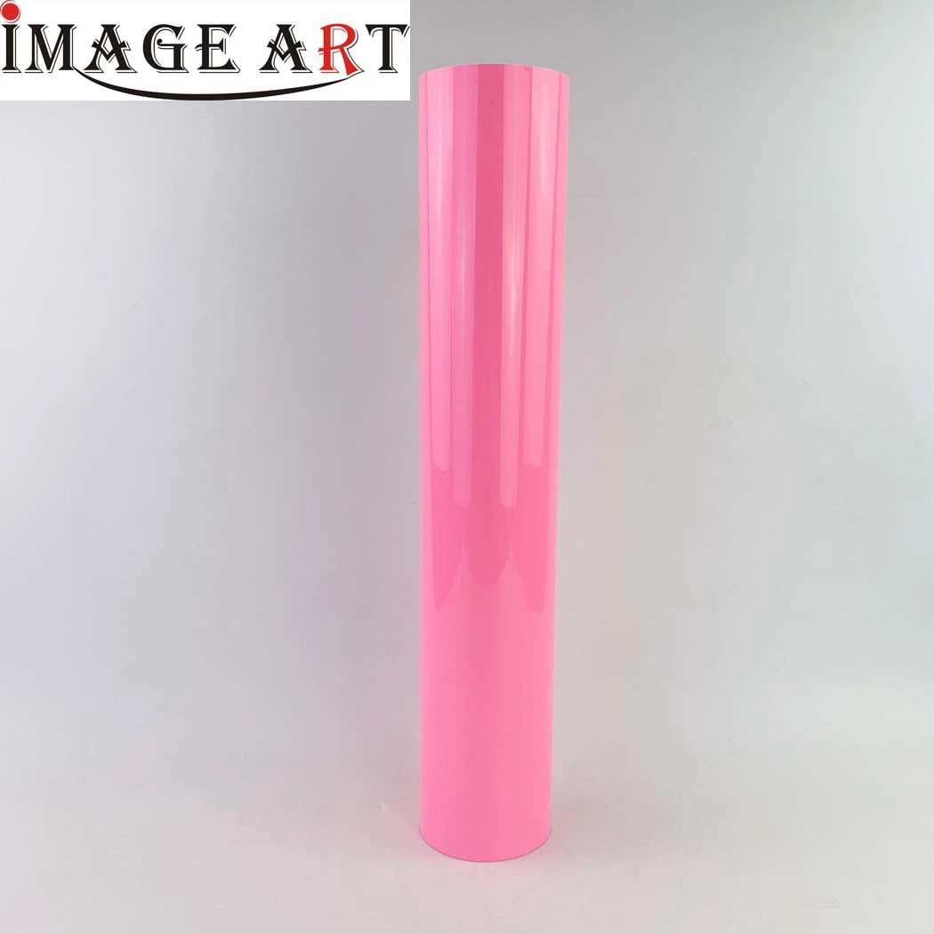 0.5*25m PVC Heat Transfer Vinyl /Film for T-Shirt Printing Cdp-20 Neon Pink