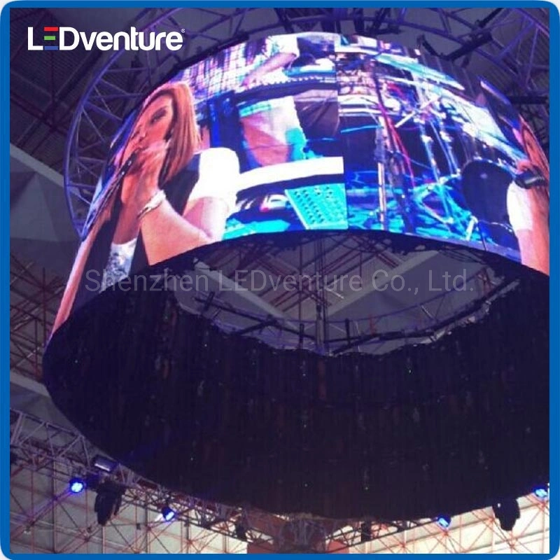 P8.9 P10.4 Ultra Light Curved LED Curtain display