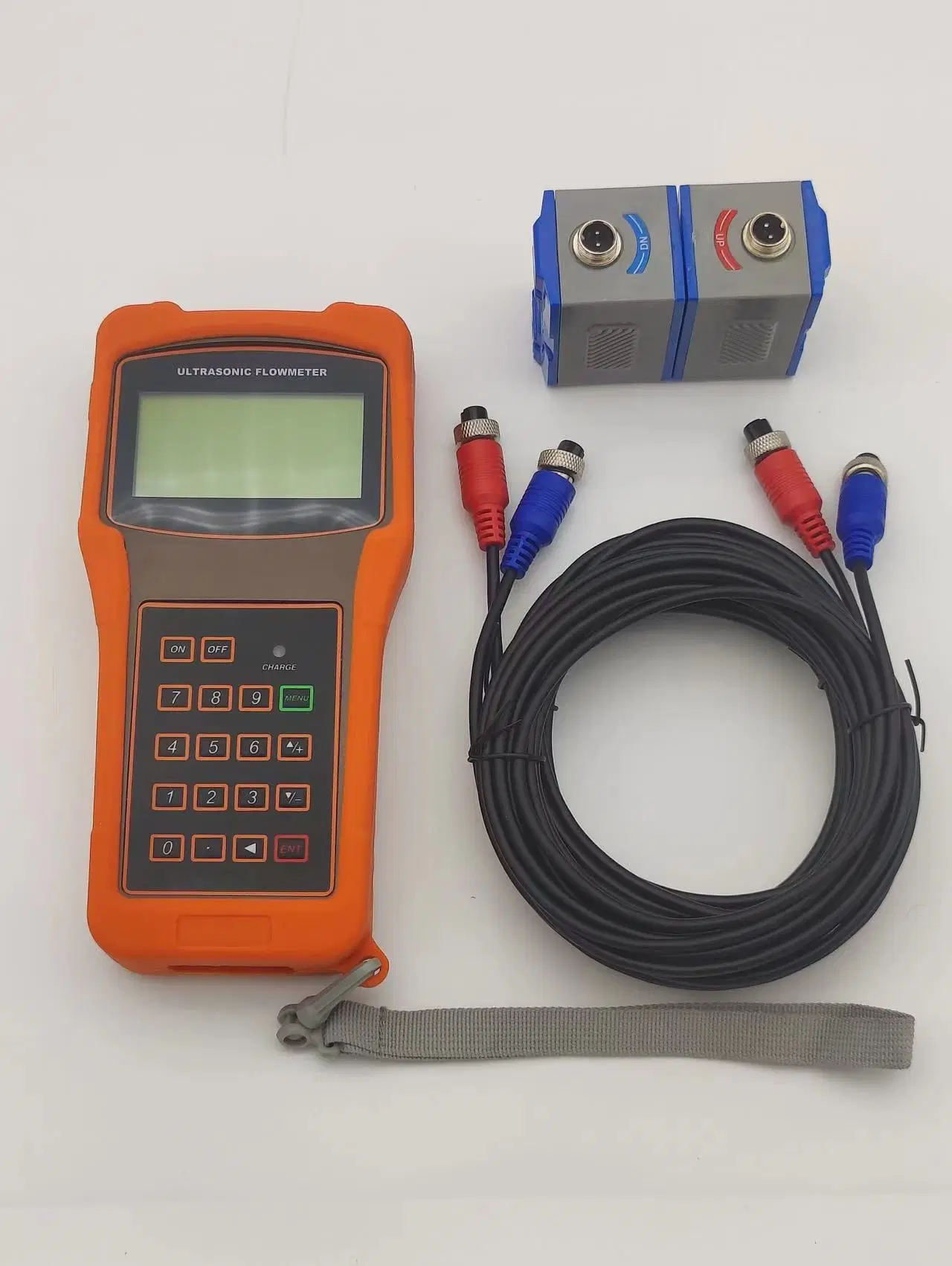 Tragbarer Ultraschall-Durchflussmesser mit LCD-Display