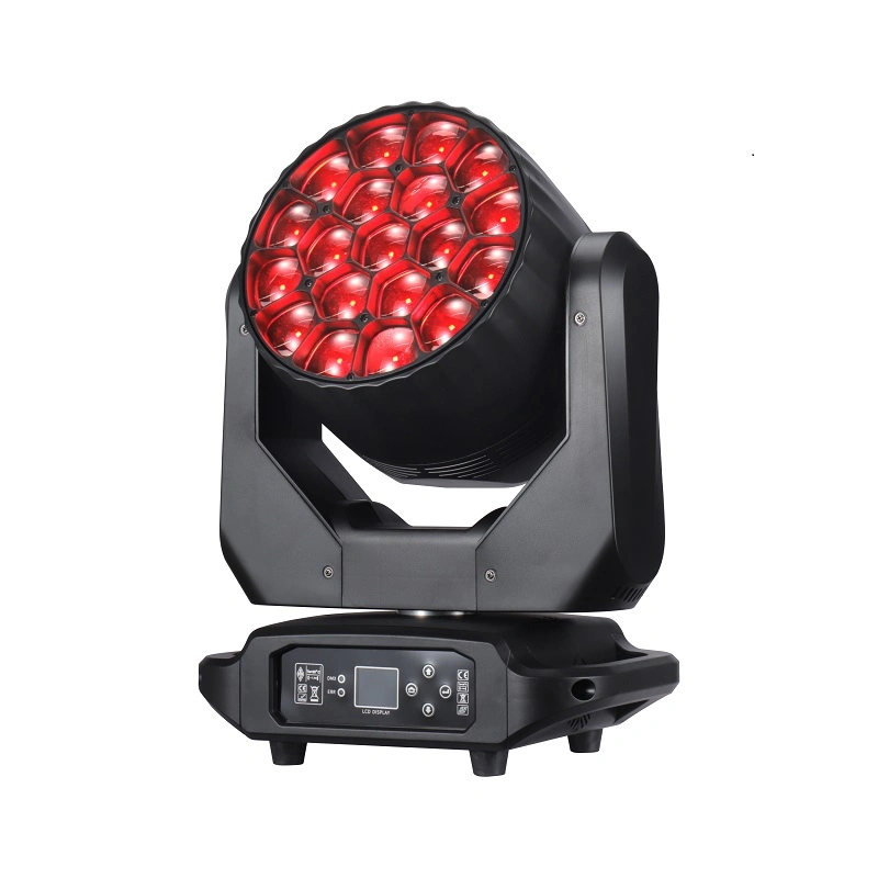 19*15W RGBW 4in1 Wash Moving Head Disco Club Light DMX Zoom Stage American DJ Lighting