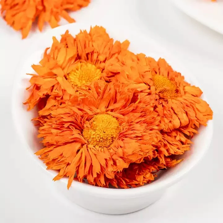 Les prestations de santé Herbe séchée Calendula officinalis Fleur de thé séché Marigold pétales