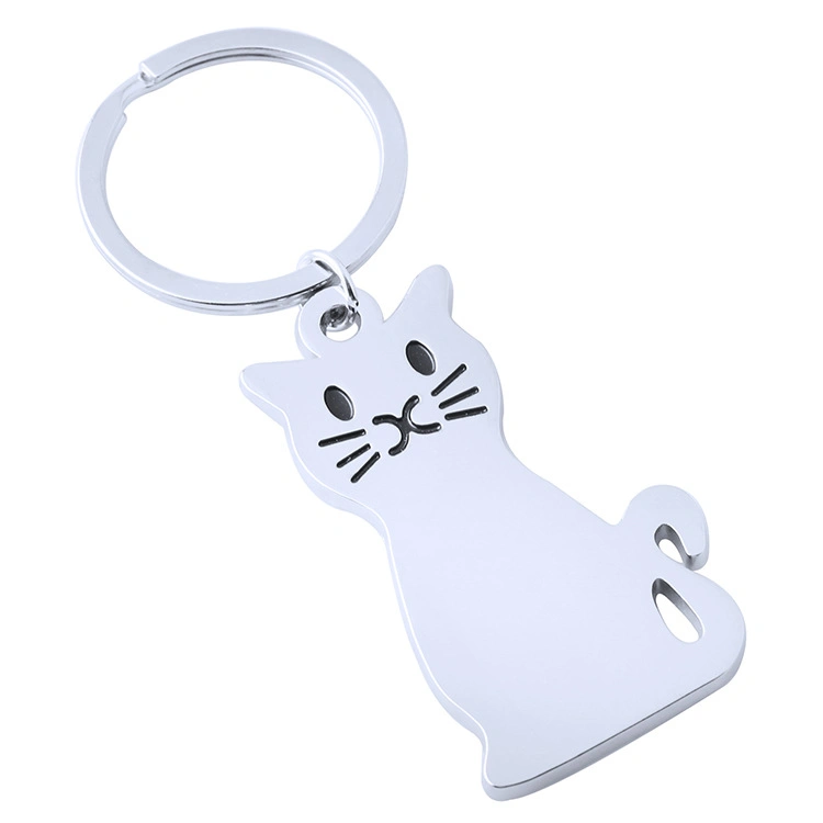 Hot Sale Creative Shape Keychain Laser Key Ring